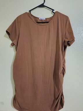 Bearsland Short Sleeve Side-Ruch Brown Tee Bundle (4)